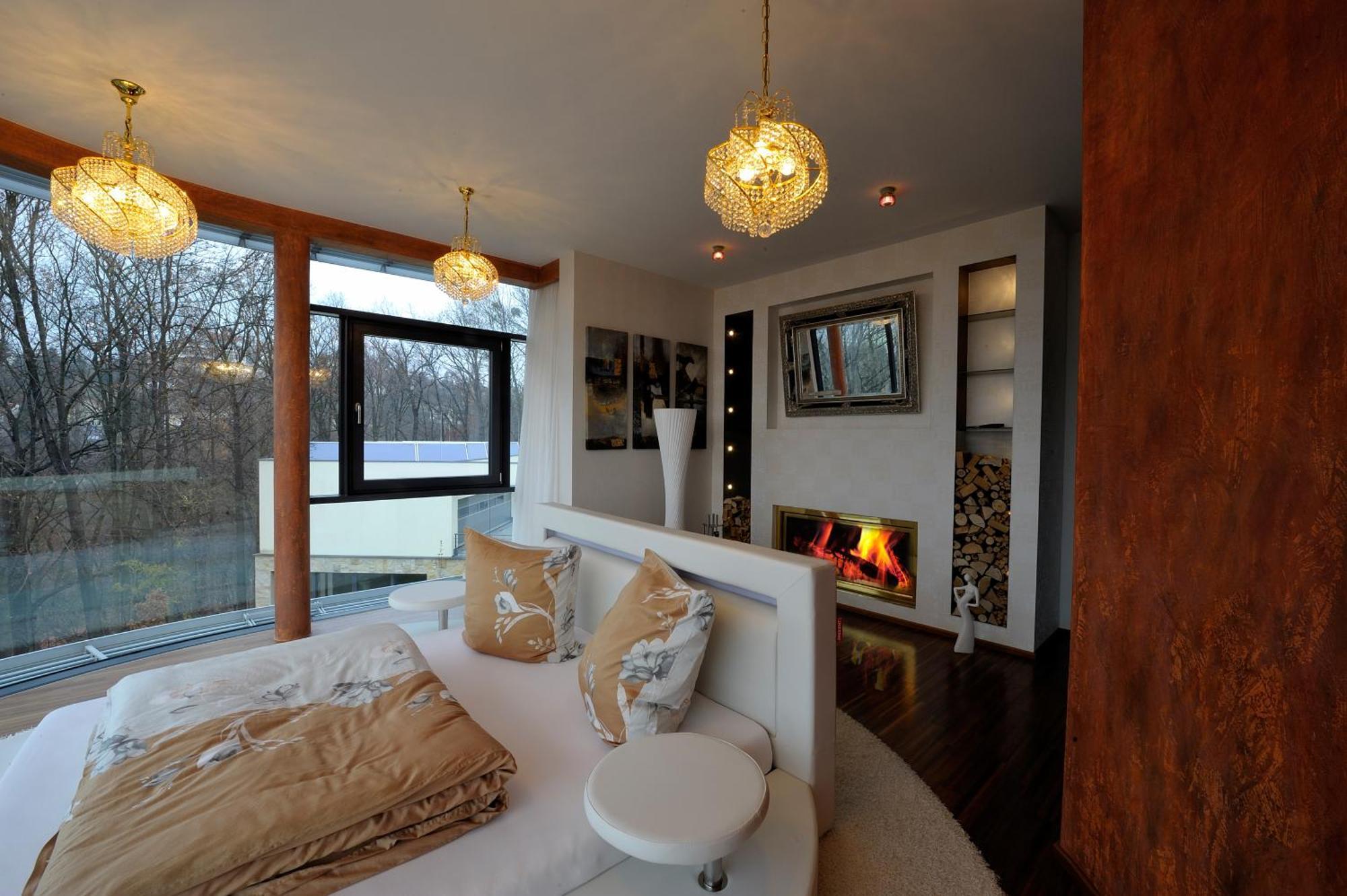 Villa Via Lapis - Panoramablick Ueber Dresden - Garten - Pool - Sauna - Luxus 객실 사진